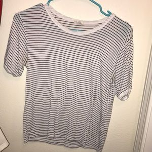 striped crop top
